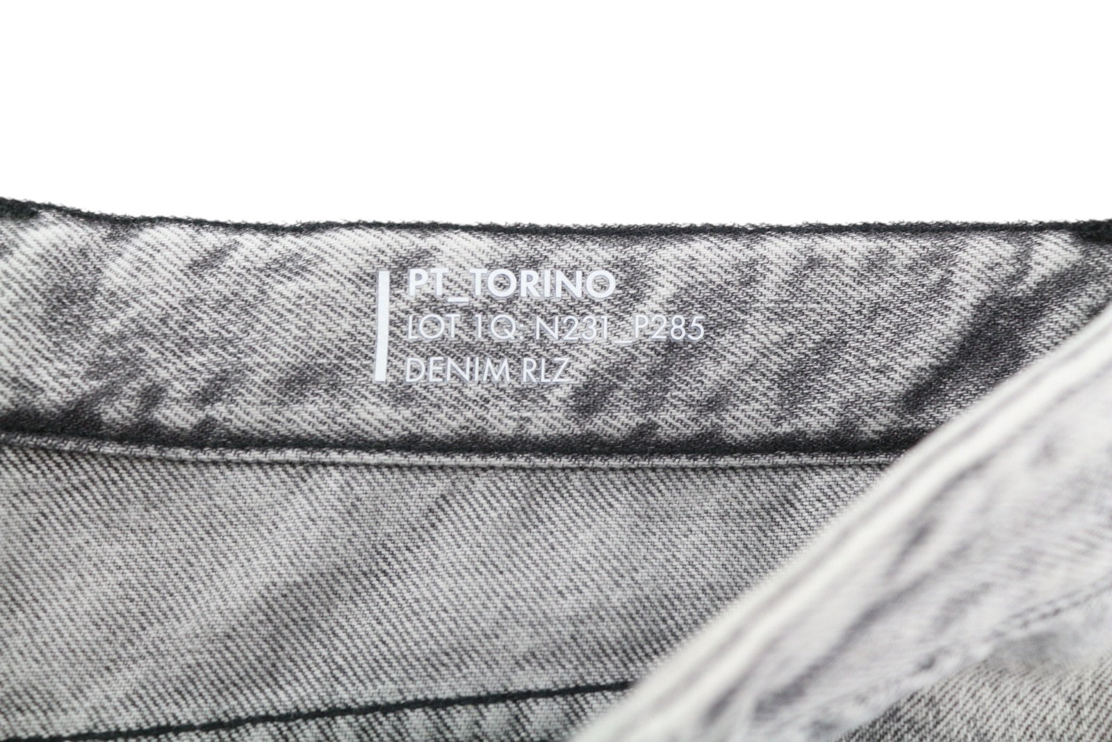 PT TORINO Tracy Women's Jeans W26 Grey Washed Straight Ankle Length