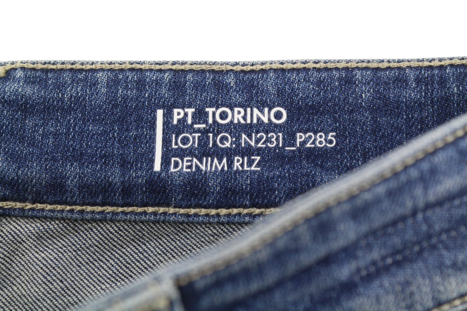 PT TORINO Cyndi Women's Jeans W26 Blue Embroidered High Waist Flare