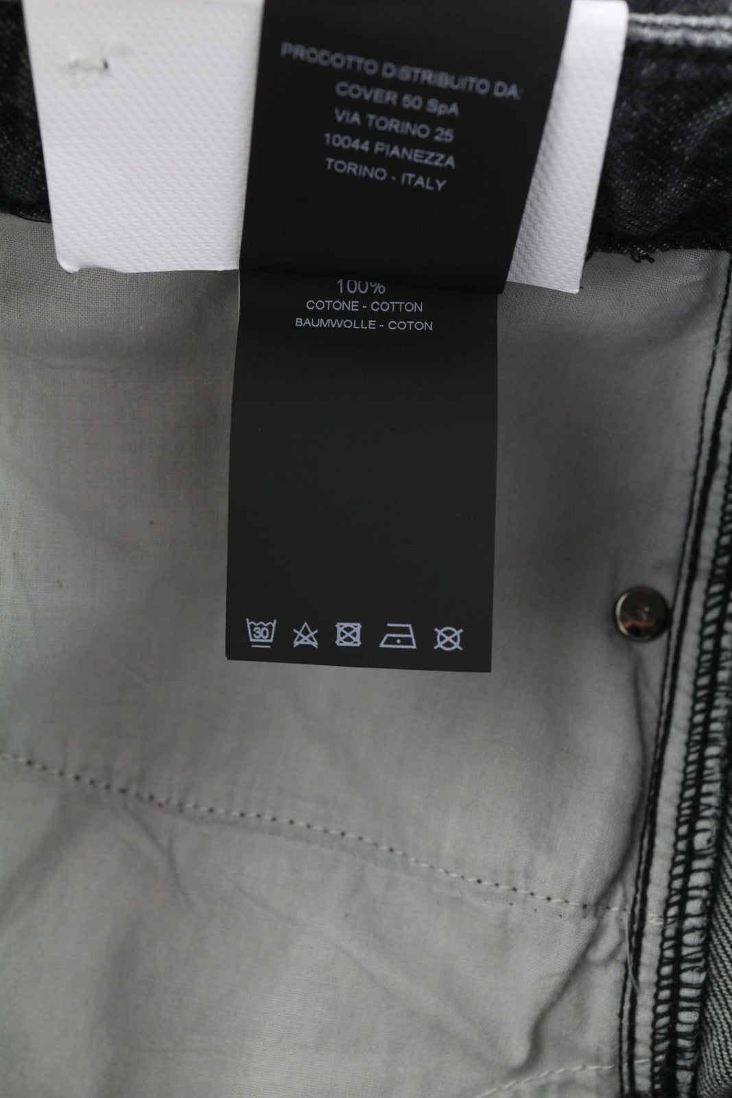 PT TORINO Tracy Women's Jeans W31 Grey Straight Fit Washed Ankle