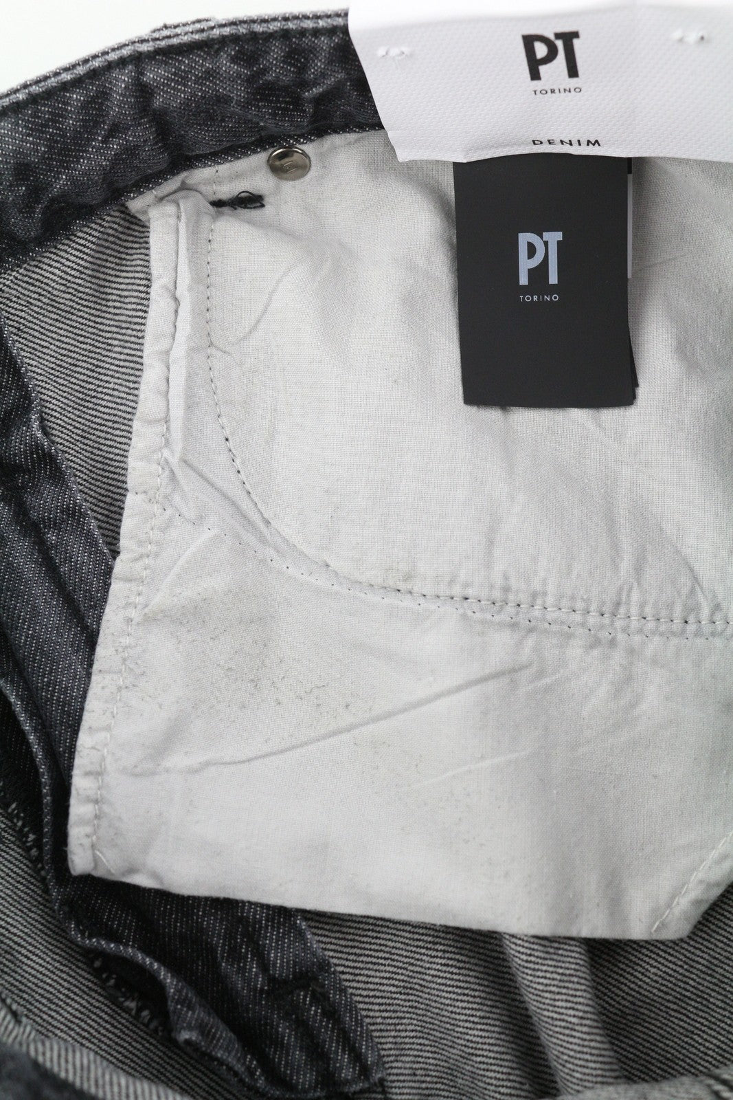 PT TORINO Tracy Women's Jeans W28 Grey Straight Ankle Fit Washed