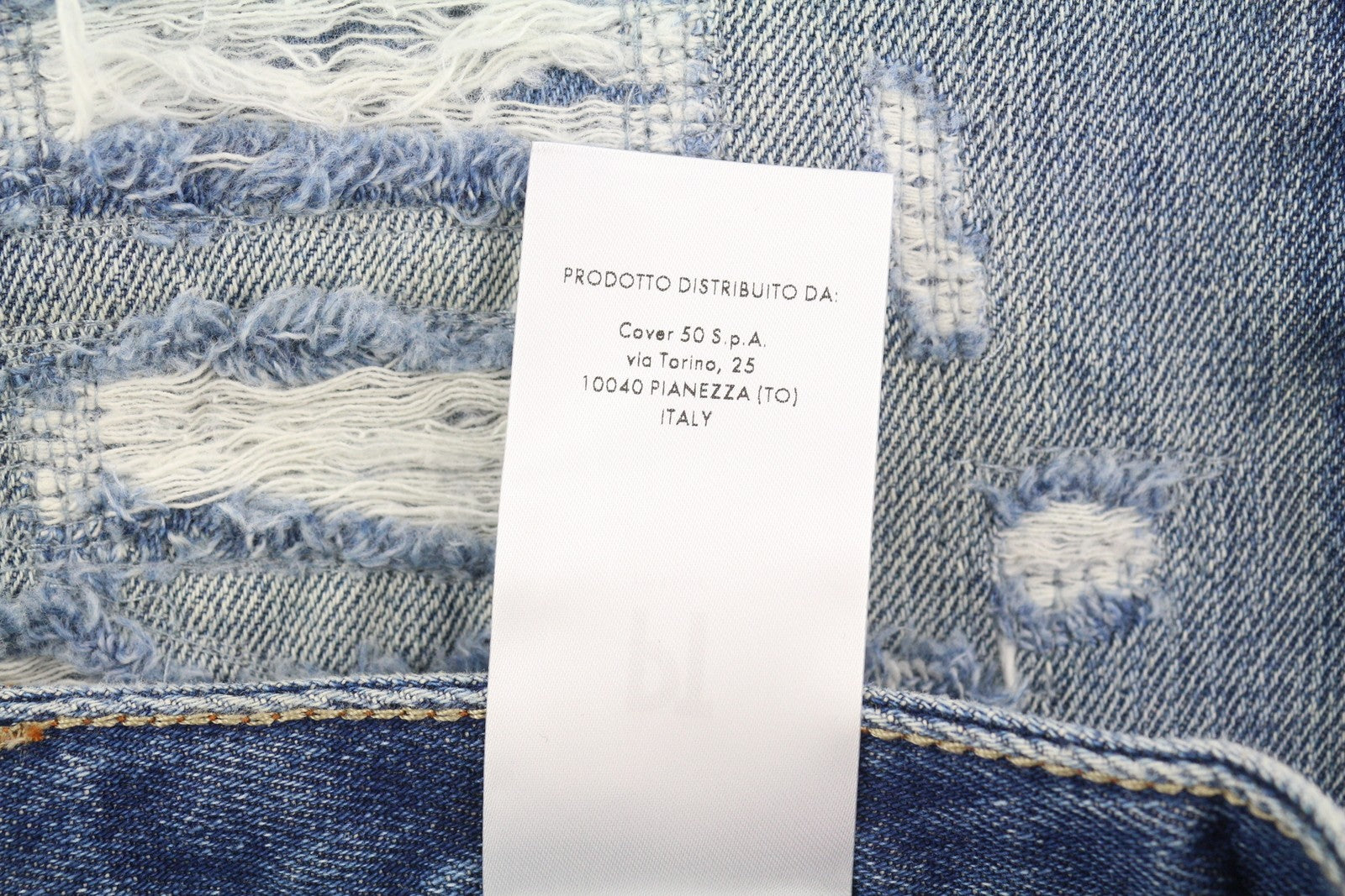 PT TORINO Tina Women's Jeans W29 Blue Denim Ripped Distressed Cropped