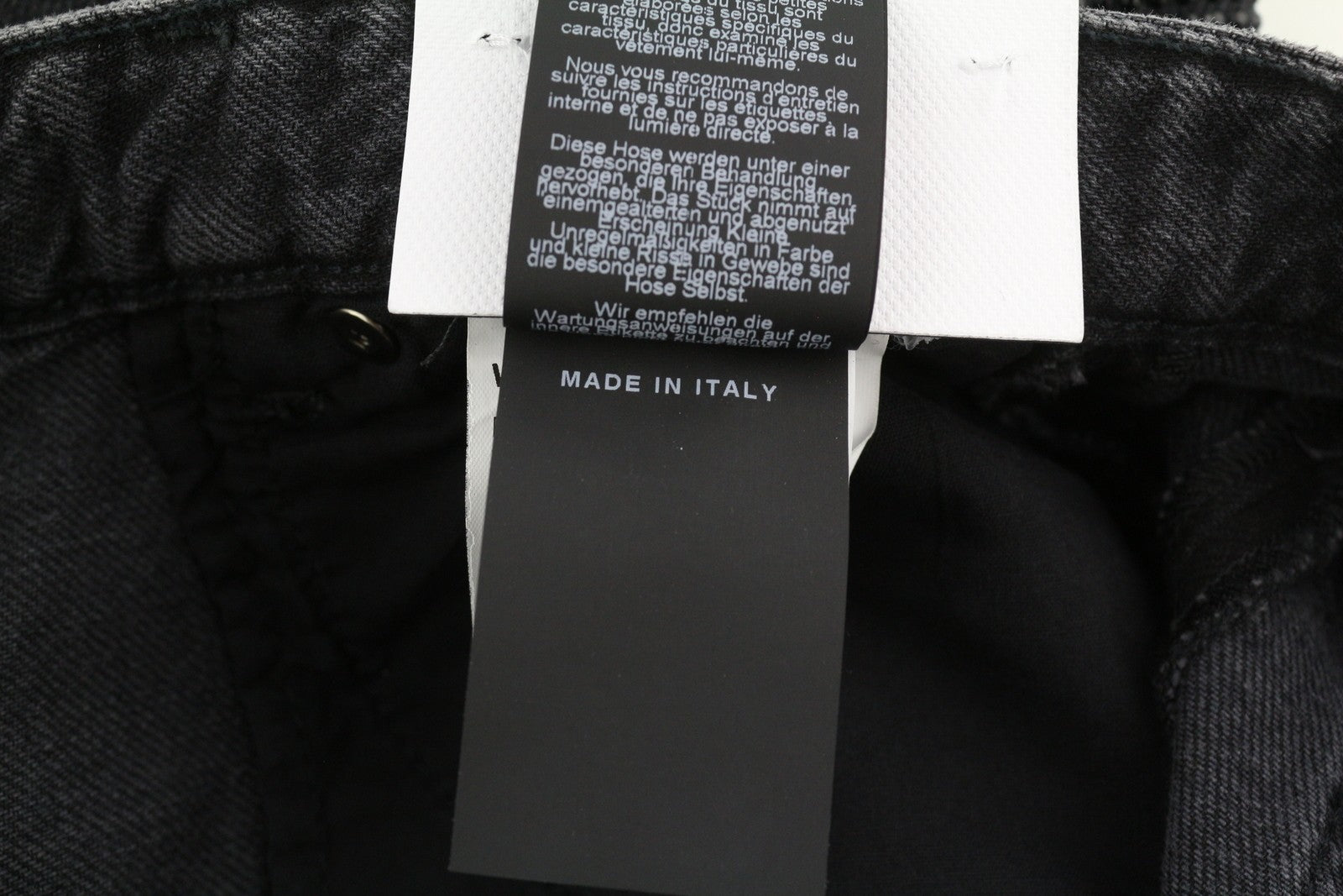 PT TORINO Tracy Women's Jeans W28 Black Straight Leg Ankle Rhinestones