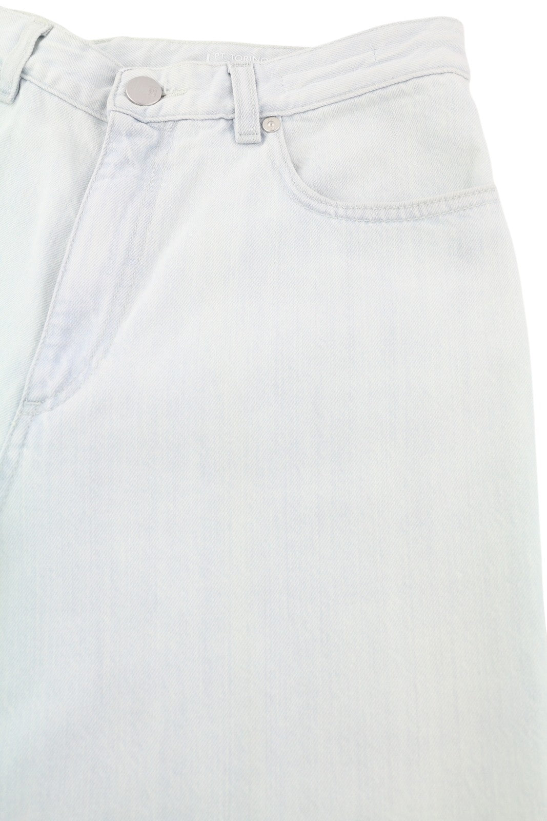 PT TORINO Tracy Women's Jeans W28 Blue Straight Zip Fly Cropped Denim