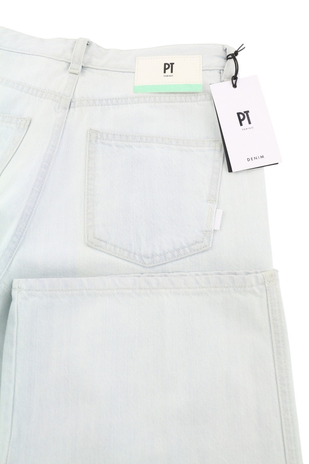 PT TORINO Tracy Women's Jeans W26 Blue Straight Fit Zip Fly Cropped