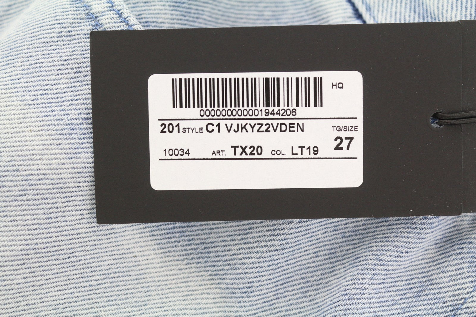 PT TORINO Women's Jeans W27 Blue Washed Wide Leg Unfinished Hem Zip