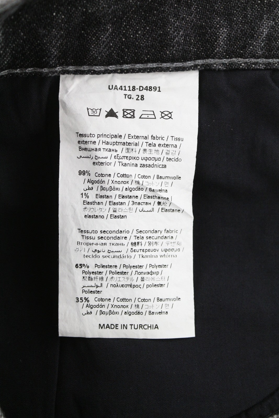 LIU JO Women's Jeans W28 Black Ripped Distressed Ankle Zip Denim