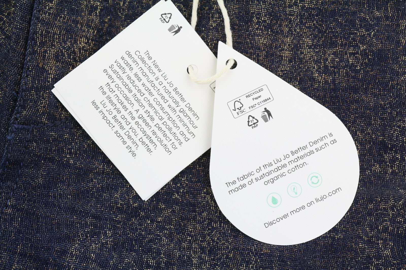 LIU JO Lamina Women's Jeans W28 Glitter Bootcut Patterned Ankle Fit