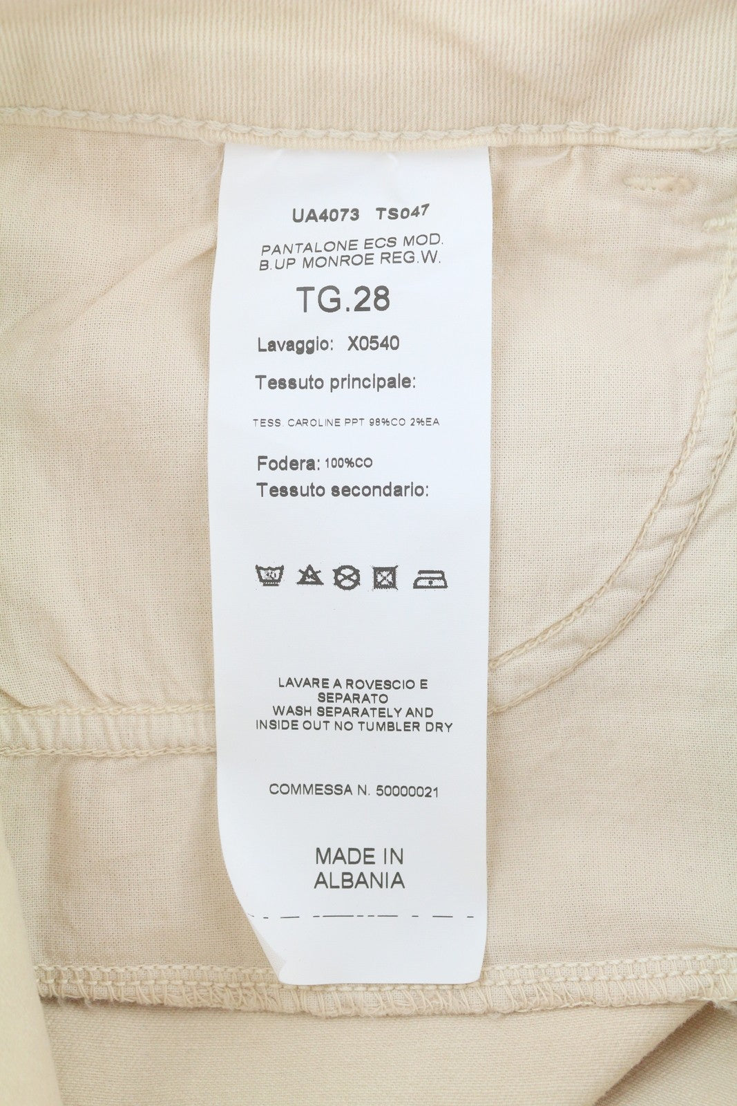 LIU JO Monroe Women's Jeans W28 L28 Slim Bottom Up Light Blue Denim