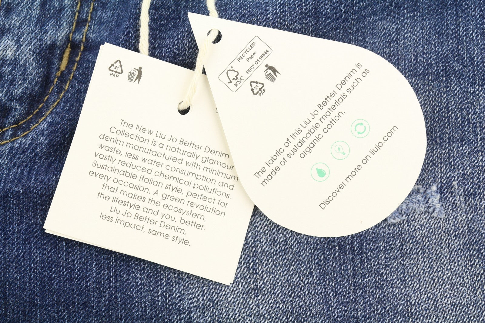 LIU JO Cute Women's Jeans W28 Blue Washed Ripped Rhinestone Ankle Fit