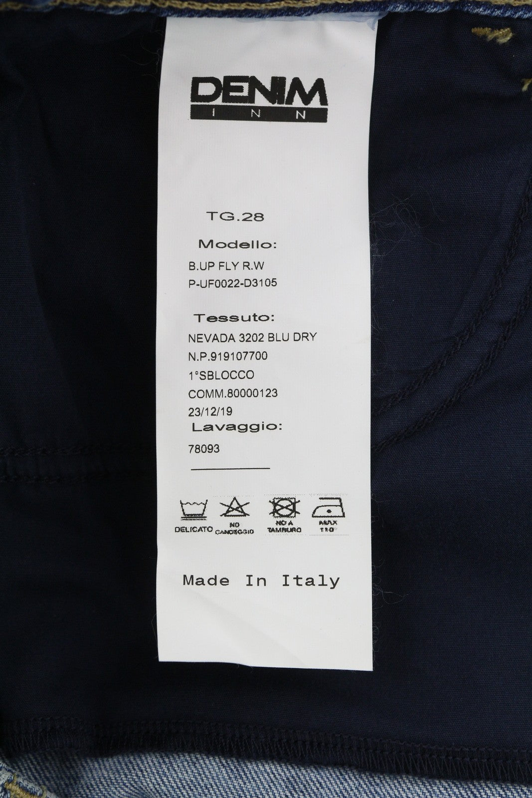 LIU JO Fly Women's Jeans W28 Blue Patterned Bootcut Washed Ankle Fit