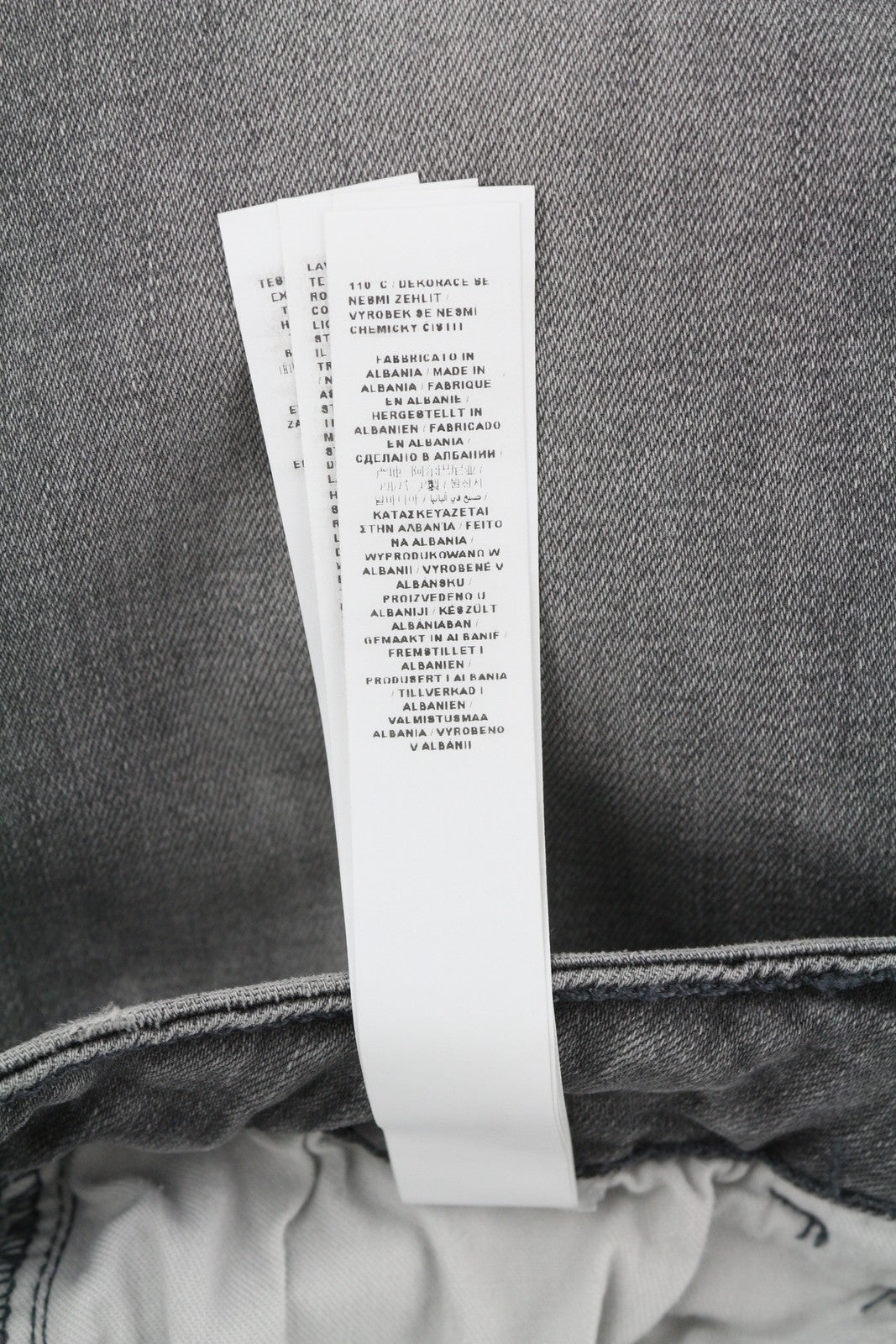 LIU JO Women's Jeans W28 Grey Skinny Fit High Waist Washed Ankle