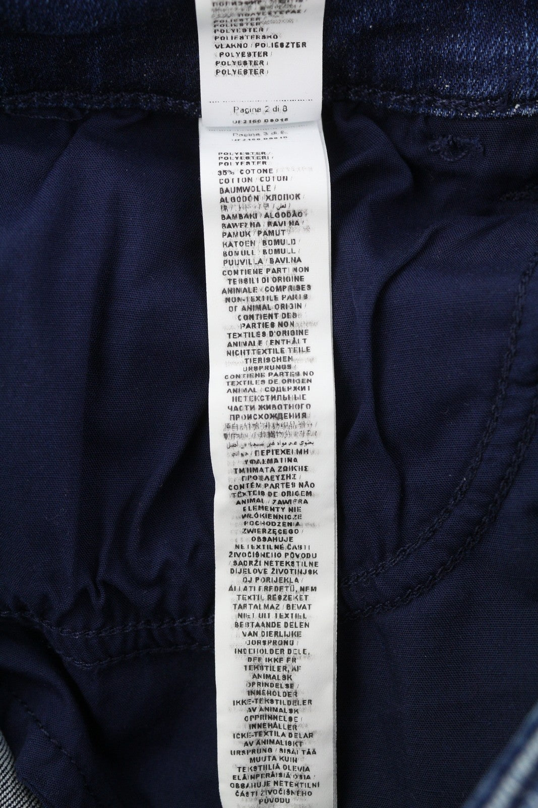 LIU JO Women's Jeans W27 Blue Skinny Fit Rhinestones Washed Ankle