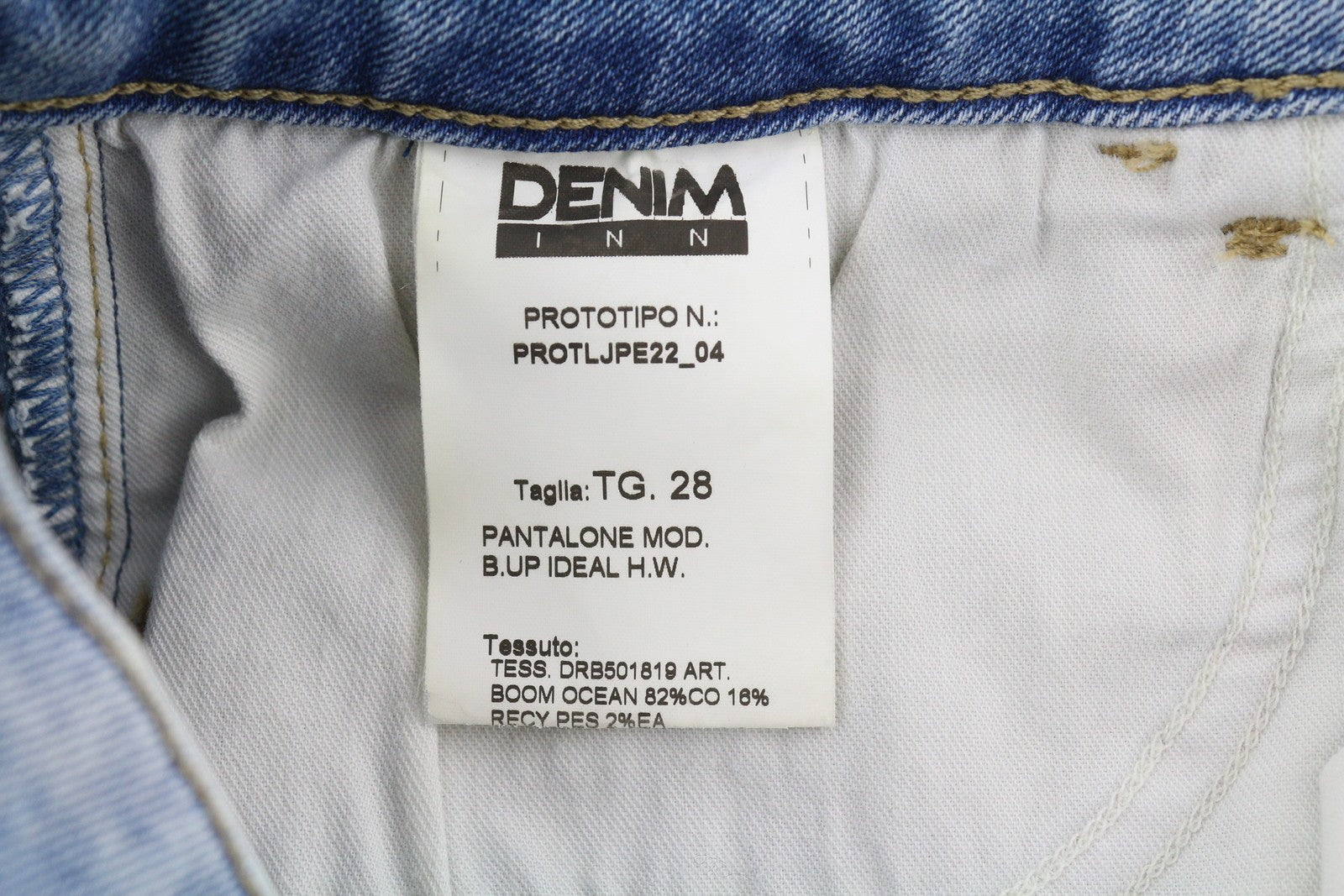 LIU JO Ideal Women's Jeans W28 Blue Washed Ripped Skinny Stretch Fit