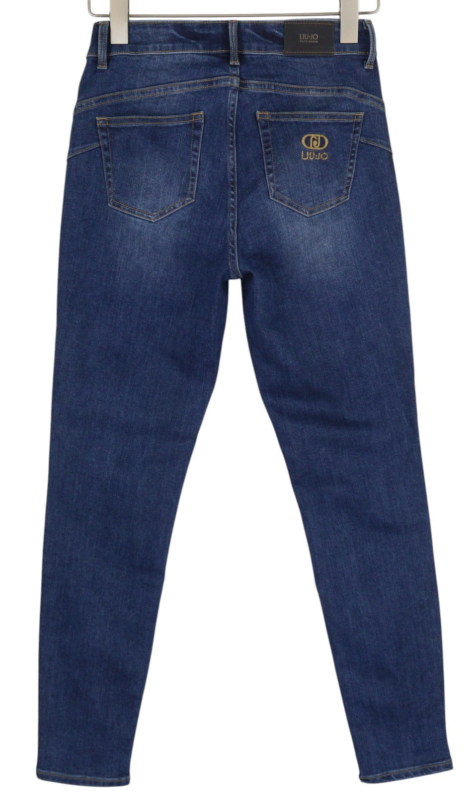 LIU JO Divine Women's Jeans W28 High Waist Skinny Washed Blue Ankle