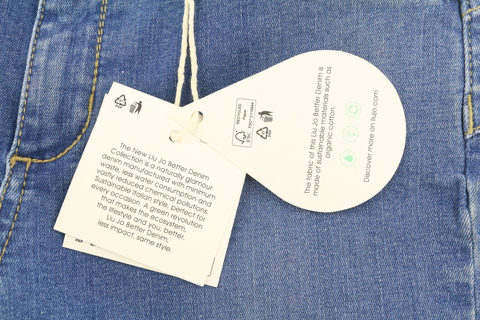 LIU JO Divine Women's Jeans W28 Blue Skinny Rhinestone Zip Fly Washed