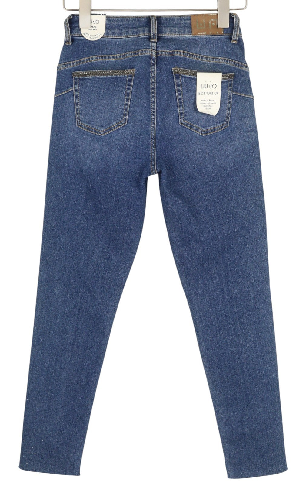 LIU JO Ideal Women's Jeans W28 L28 Blue Skinny High Waist Bottom Up Fit