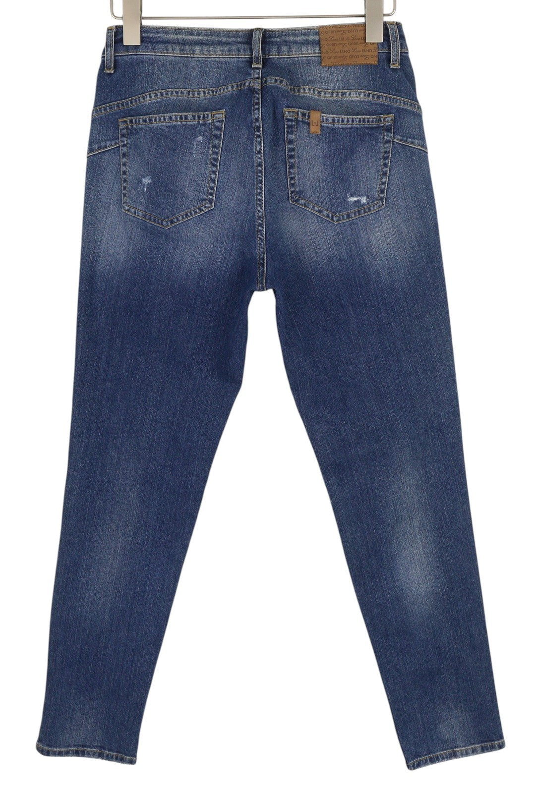 LIU JO Precious Women's Jeans W28 Blue Skinny Fit Ripped Distressed