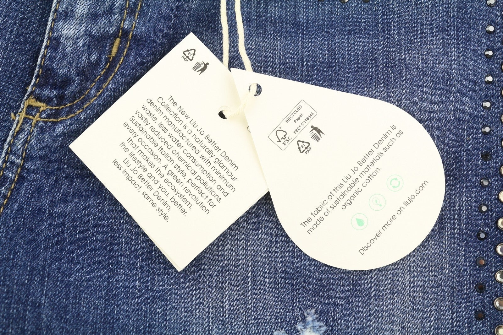 LIU JO Cute Women's Jeans W28 Blue Ripped Distressed Skinny Ankle Fit