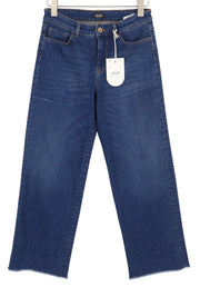 LIU JO Tasche Risvolto Women's Jeans W30 L29 Blue Straight Fit Washed