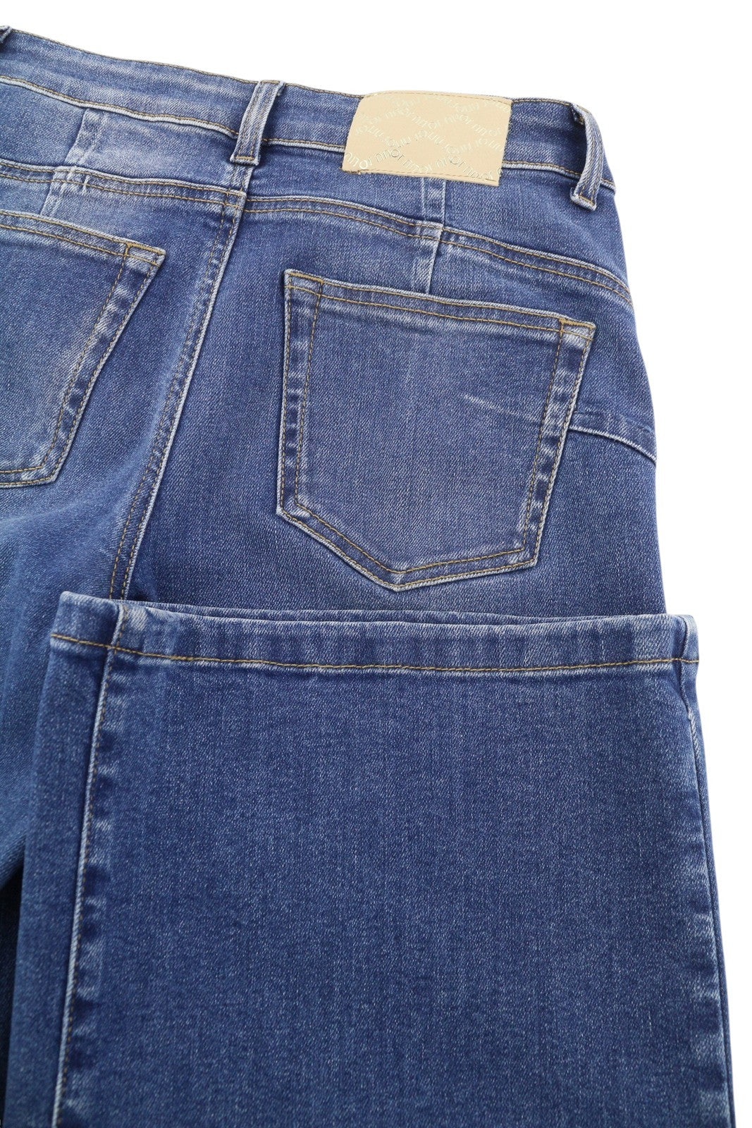 LIU JO New Flare Women's Jeans W28 Blue Washed High Waist Straight Fit