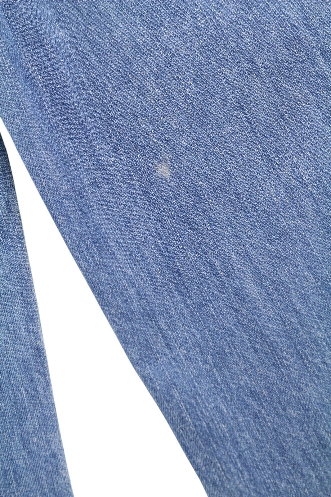 LIU JO Women's Jeans W27 Light Blue Straight Fit Zip Fly High Waist Logo