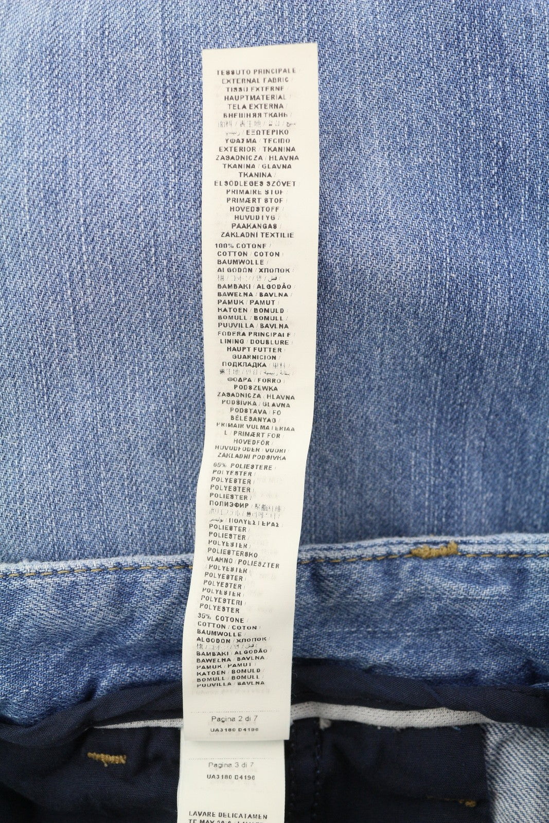 LIU JO Women's Jeans W30 Blue Chino Style High Waist Straight Zip Fly