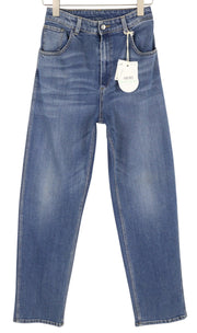 LIU JO Palazzo Women's Jeans W28 Blue High Waist Slim Fit Pockets