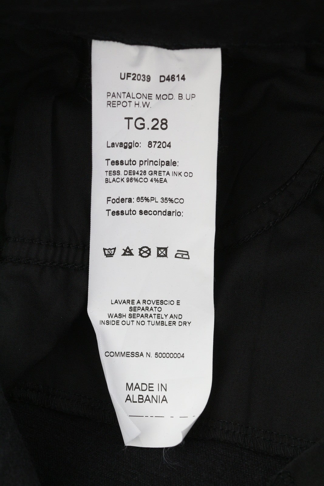 LIU JO Repot Women's Jeans W28 L34 Black Rhinestone Bootcut High Waist