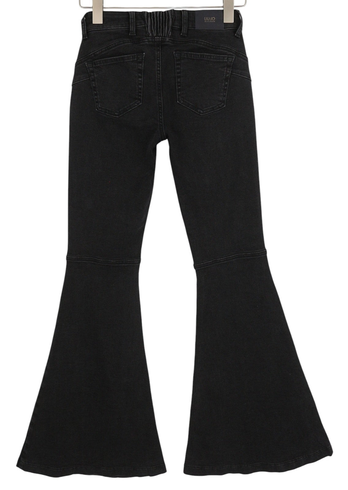 LIU JO Parfait Super Be Women's Jeans W28 Black Bootcut High Waist Zip