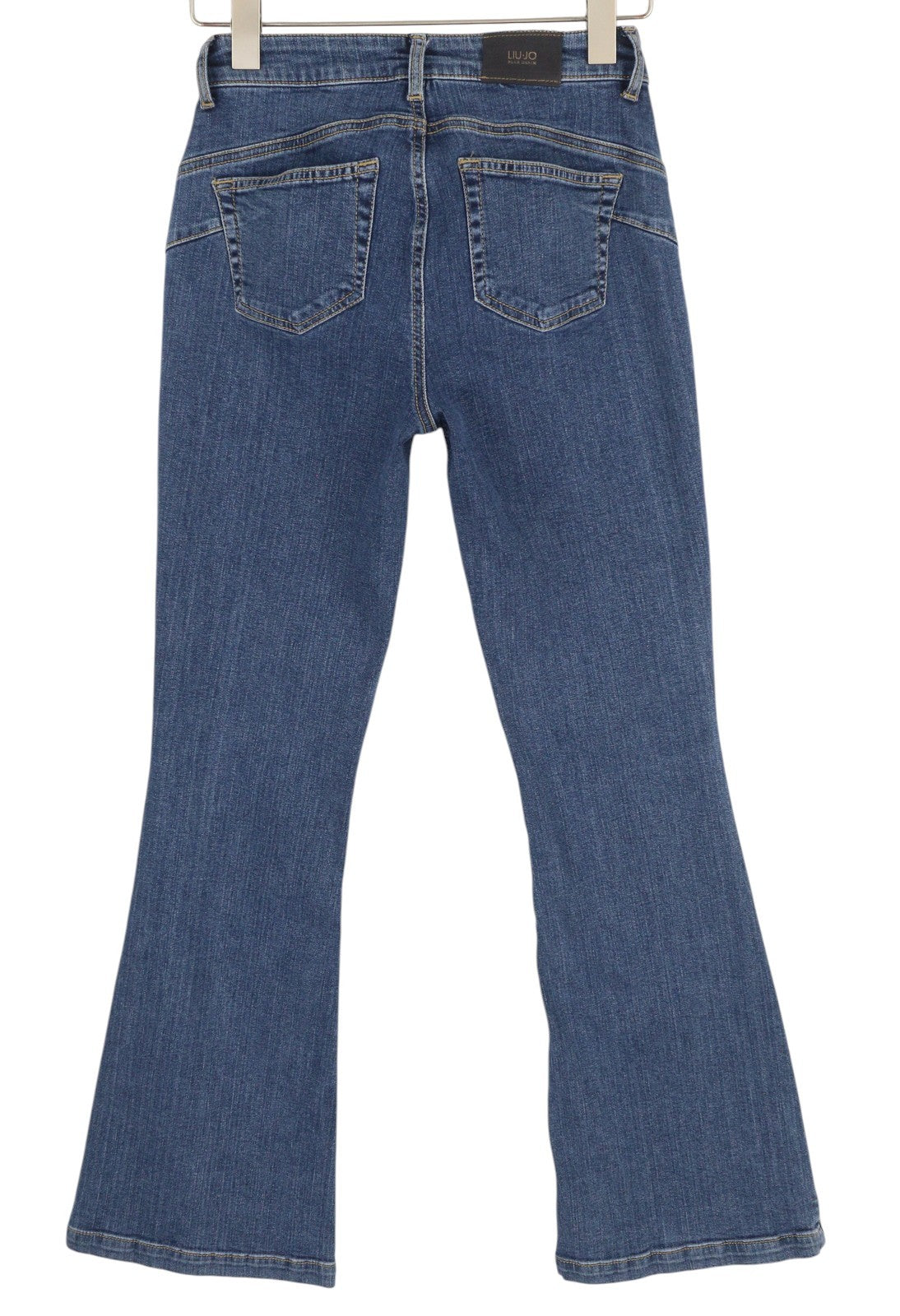 LIU JO Beat Friendly Women's Jeans W28 Blue Denim Bootcut Zip Fly