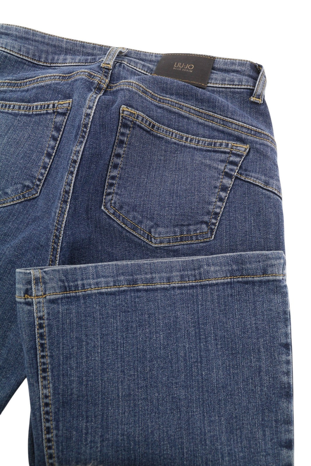 LIU JO Beat Friendly Women's Jeans W28 Blue Denim Bootcut Zip Fly