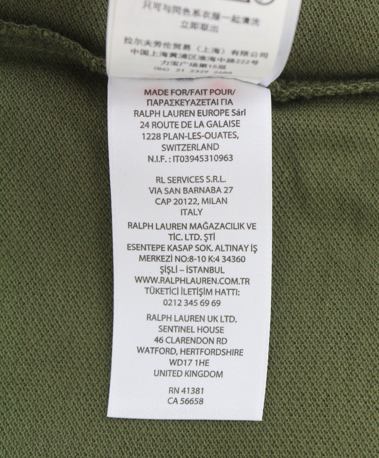 RALPH LAUREN Slim Fit Men Polos XL Dark Green Embroidered Logo Short Sleeve