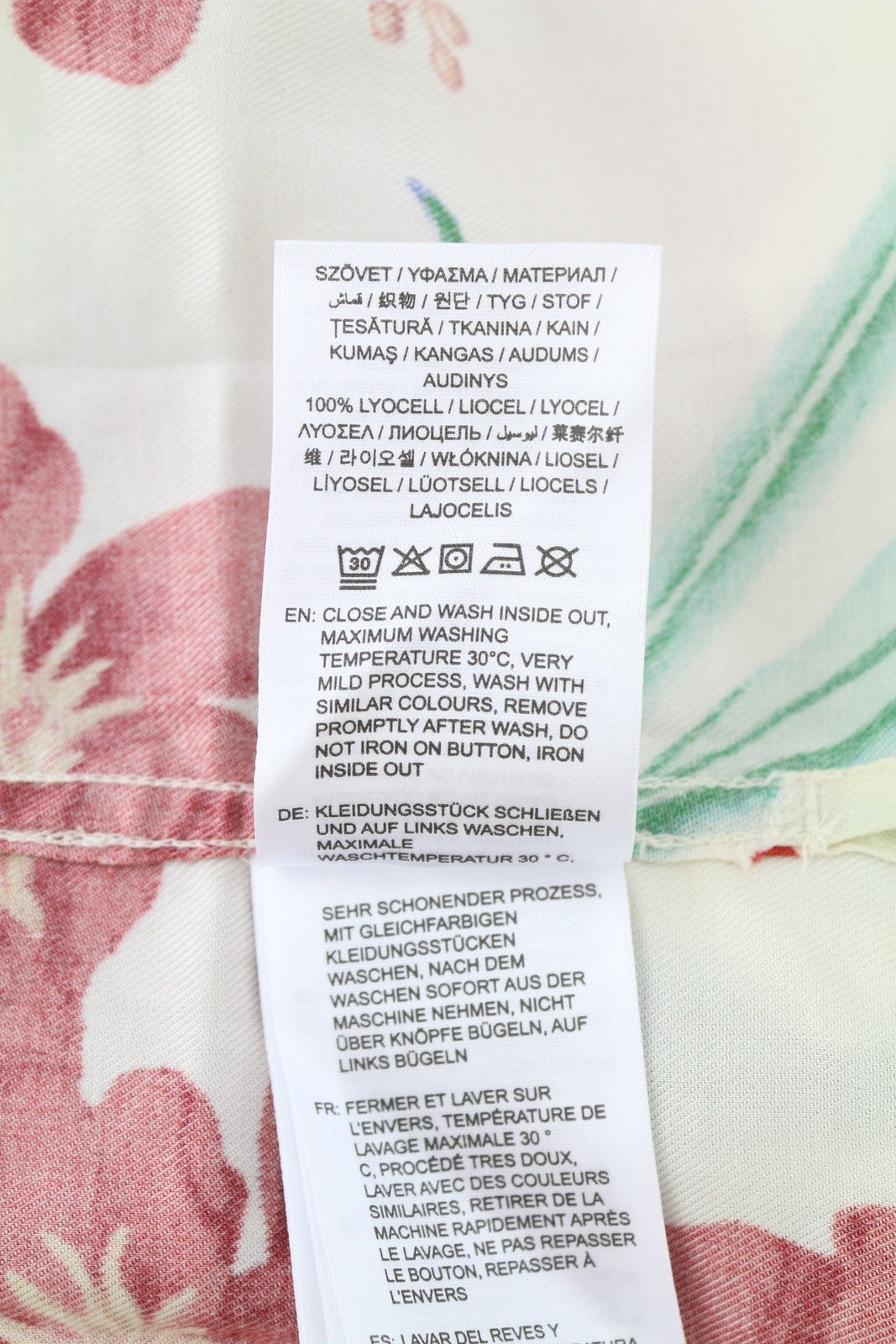 GANT Pure Prep Relaxed Men Shirt XL Short Sleeve Floral Print Button-Up RRP150