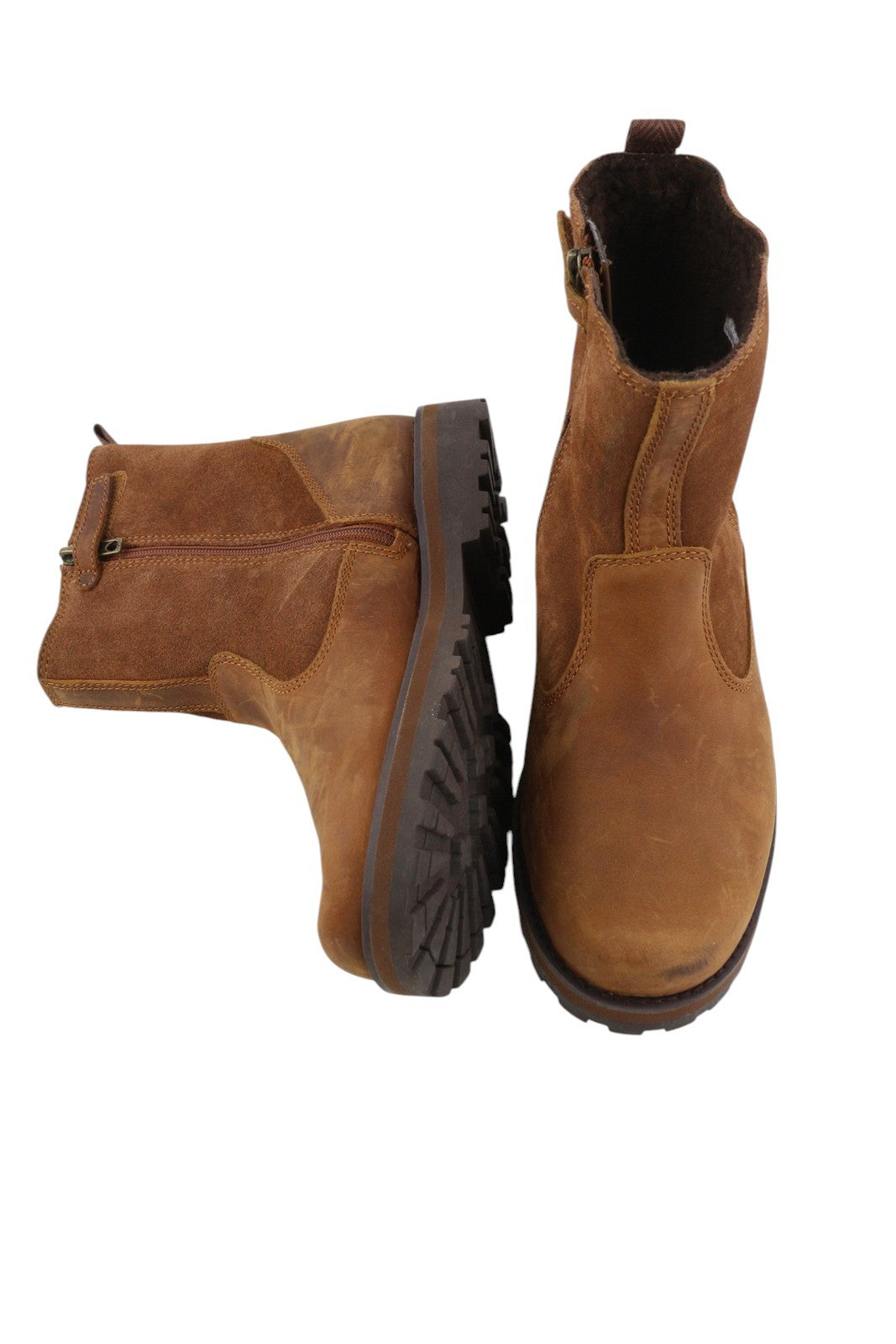 TIMBERLAND A28N5 Boy Boots EU36/37 Brown Leather Defender Repellent Wear