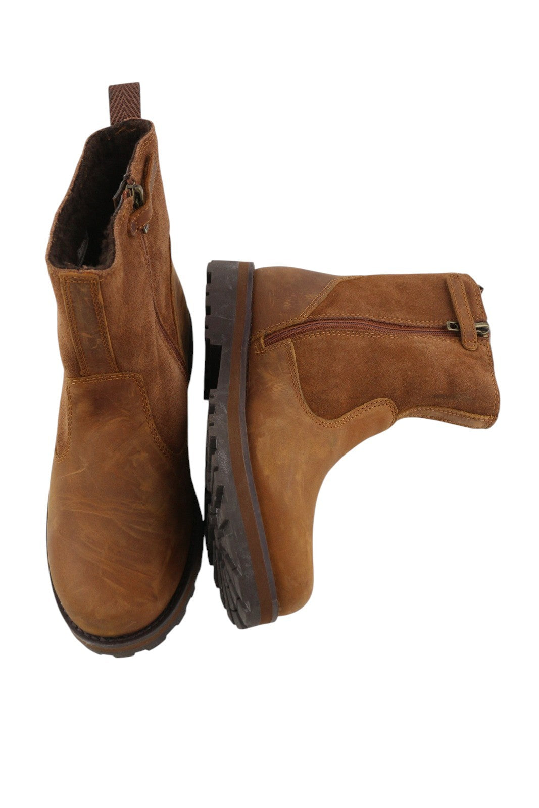 TIMBERLAND A28N5 Boy Boots EU36/37 Brown Leather Defender Repellent Wear