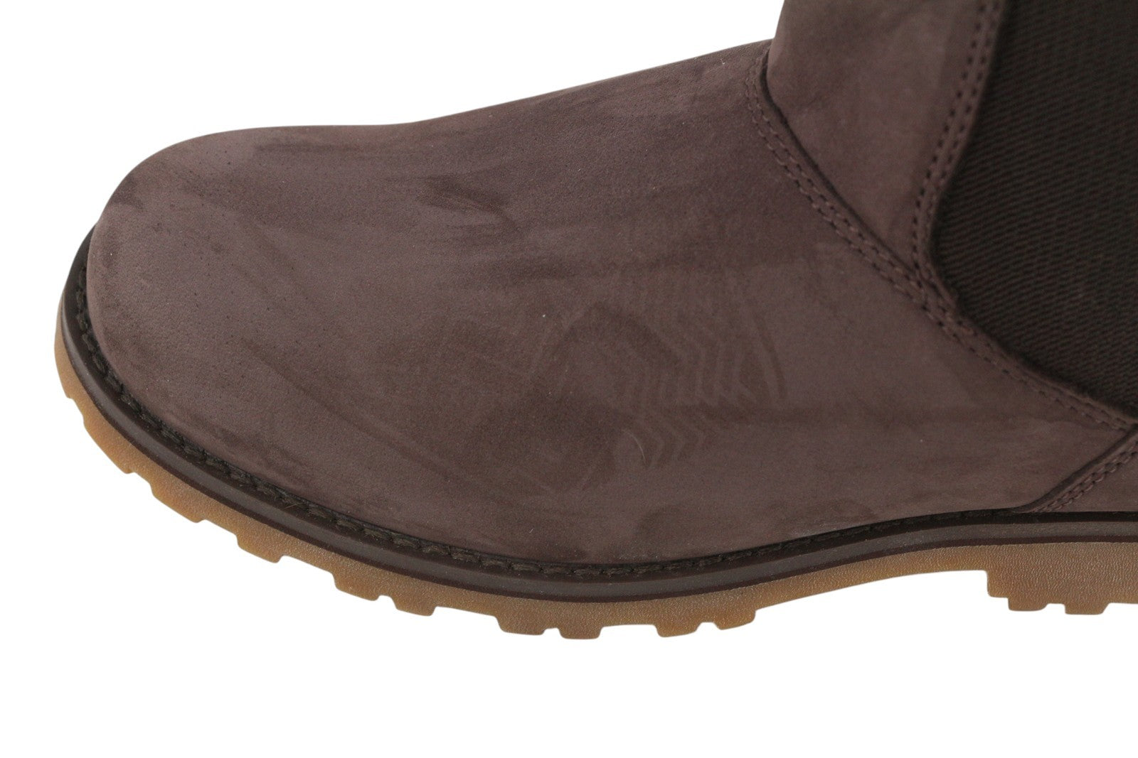 TIMBERLAND A2BRA Boy Boots EU36/37 Brown Leather Almond Toe Ankle Fit