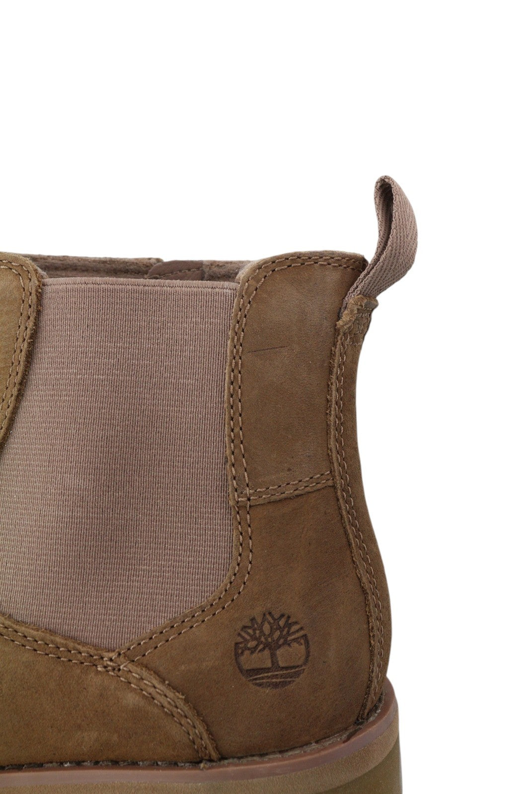 TIMBERLAND A2HHR Boy Boots EU37/38 Brown Leather Zip Almond Toe Design