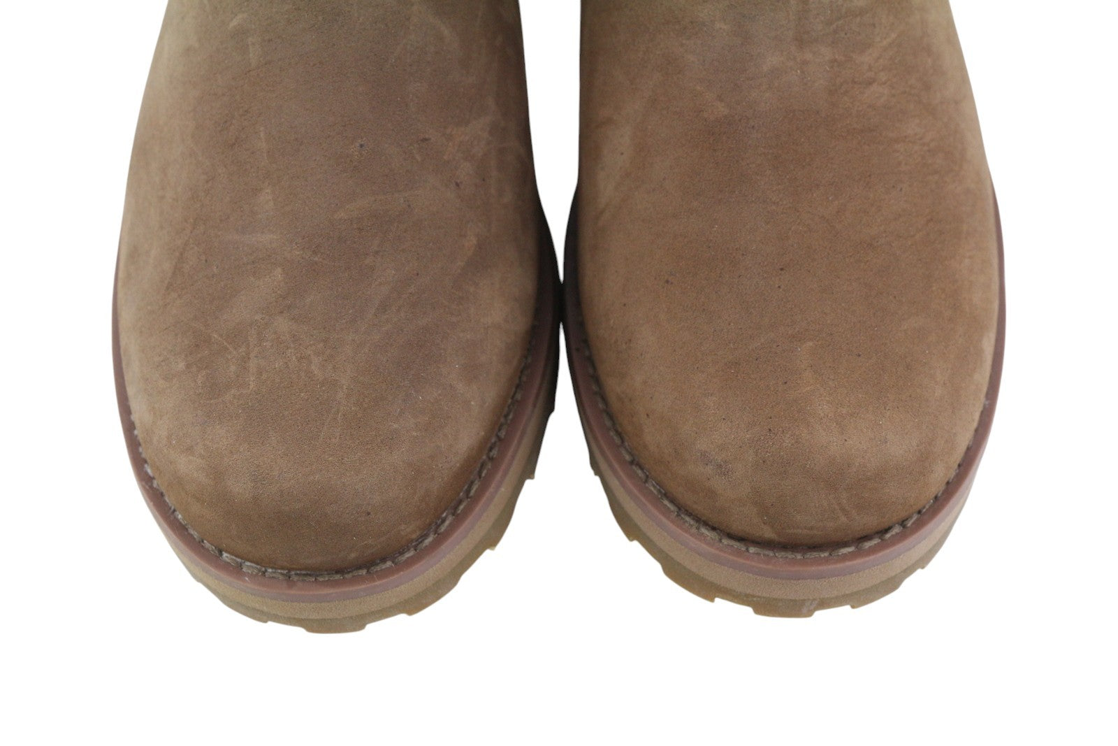 TIMBERLAND A2HHR Boy Boots EU37/38 Brown Leather Zip Almond Toe Design