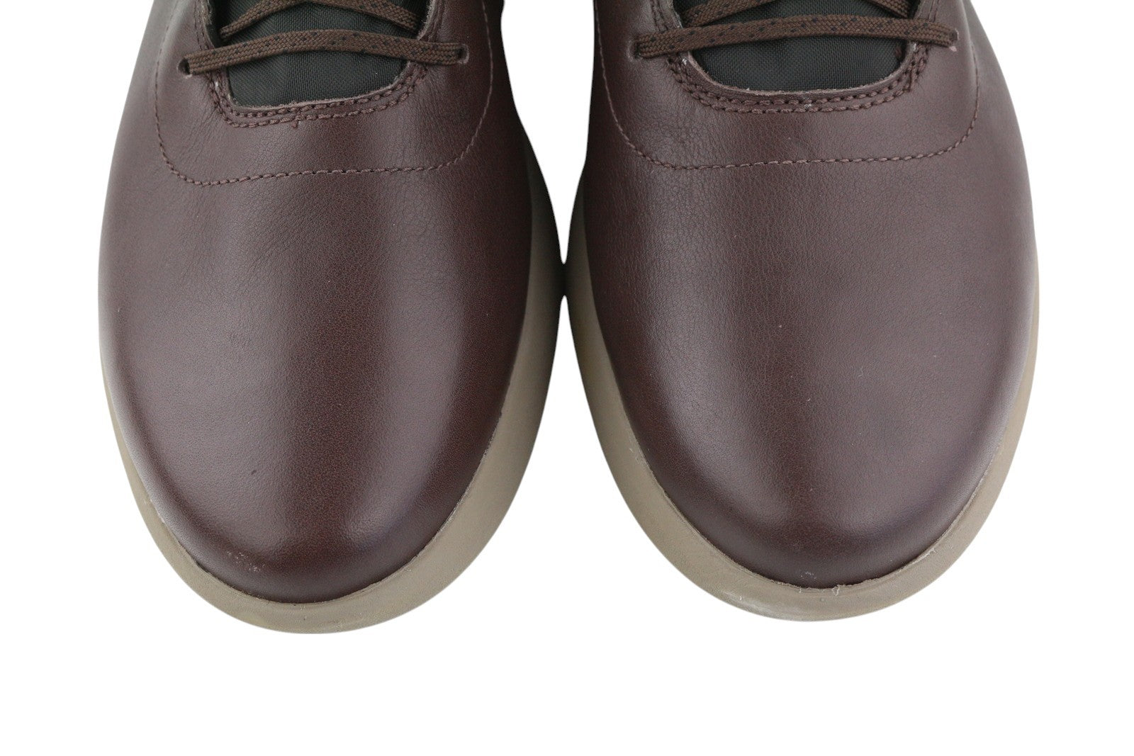 TIMBERLAND A44XB Men Shoes EU40/41 Brown Leather Lace Up Almond Toe Fit