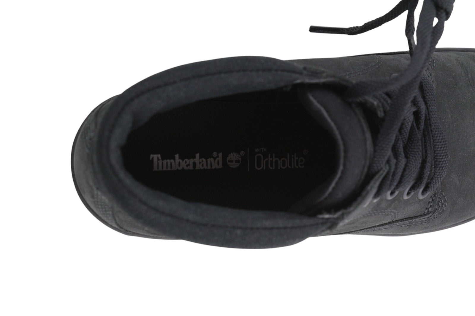 TIMBERLAND A1R35 Women Boots EU36/37 Black Laced Almond Toe Ankle Leather