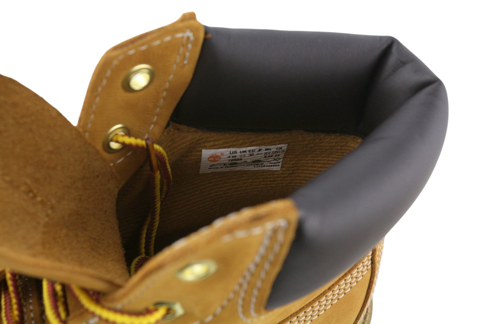 TIMBERLAND 10960 Junior Boots EU36/37 Brown Leather Waterproof Laced