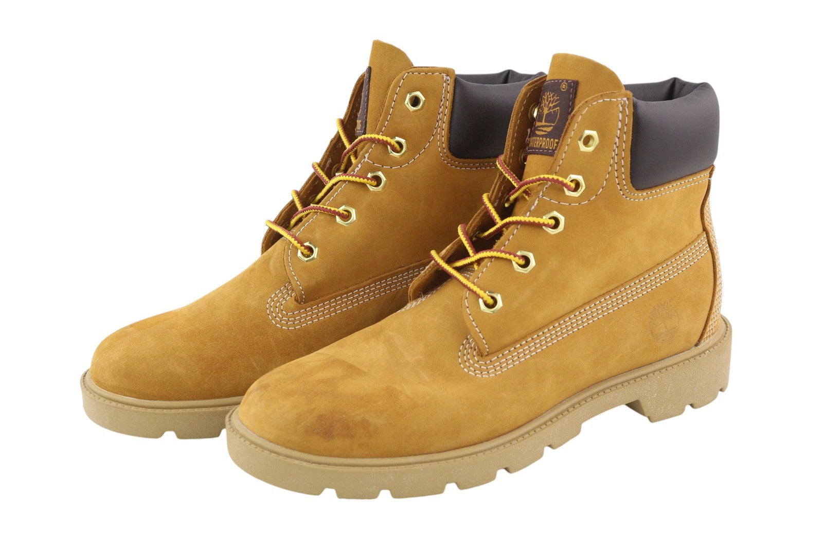 TIMBERLAND 10960 Junior Boots EU36/37 Brown Leather Waterproof Laced