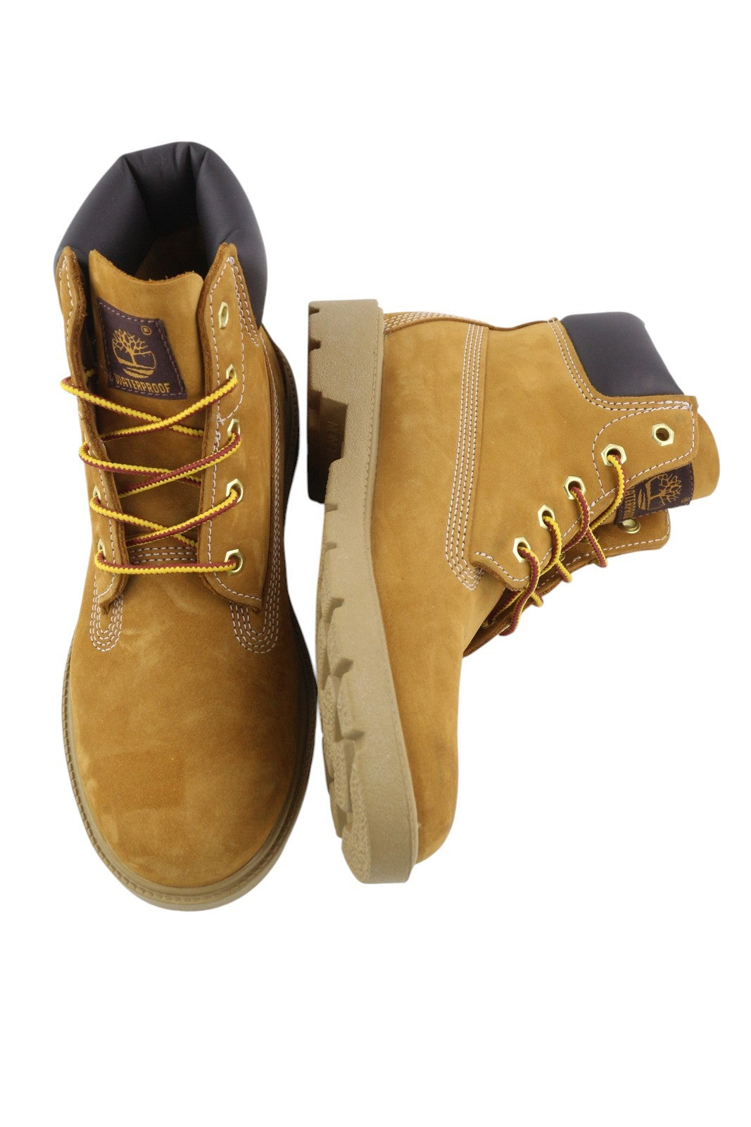 TIMBERLAND 10960 Junior Boots EU36/37 Brown Leather Waterproof Laced