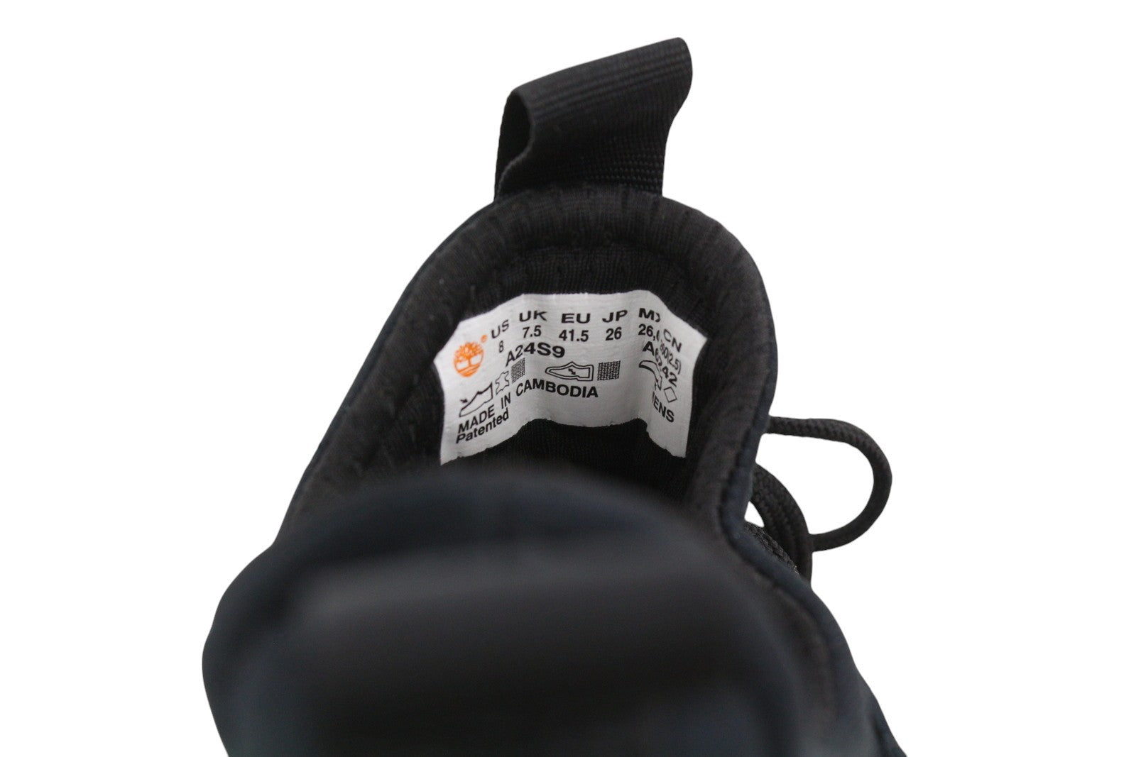 TIMBERLAND A24S9 Men Sneakers EU41.5/42 Black Suede Leather Trainers