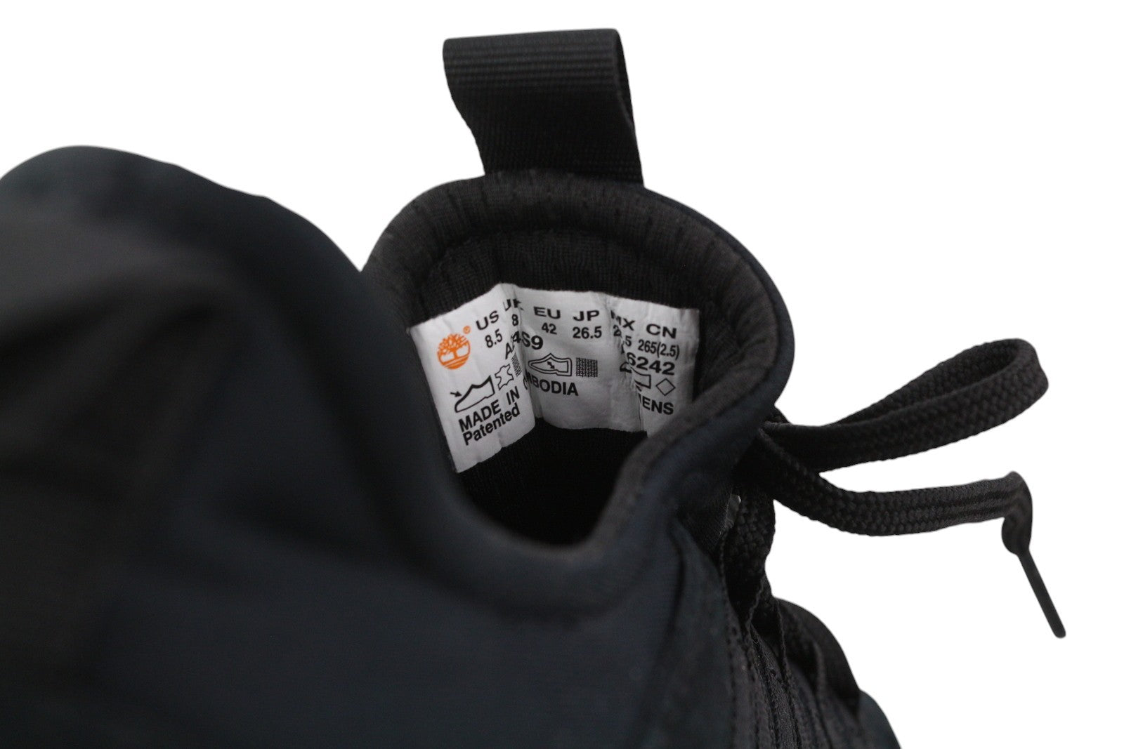 TIMBERLAND A24S9 Men Sneakers EU41.5/42 Black Suede Leather Trainers