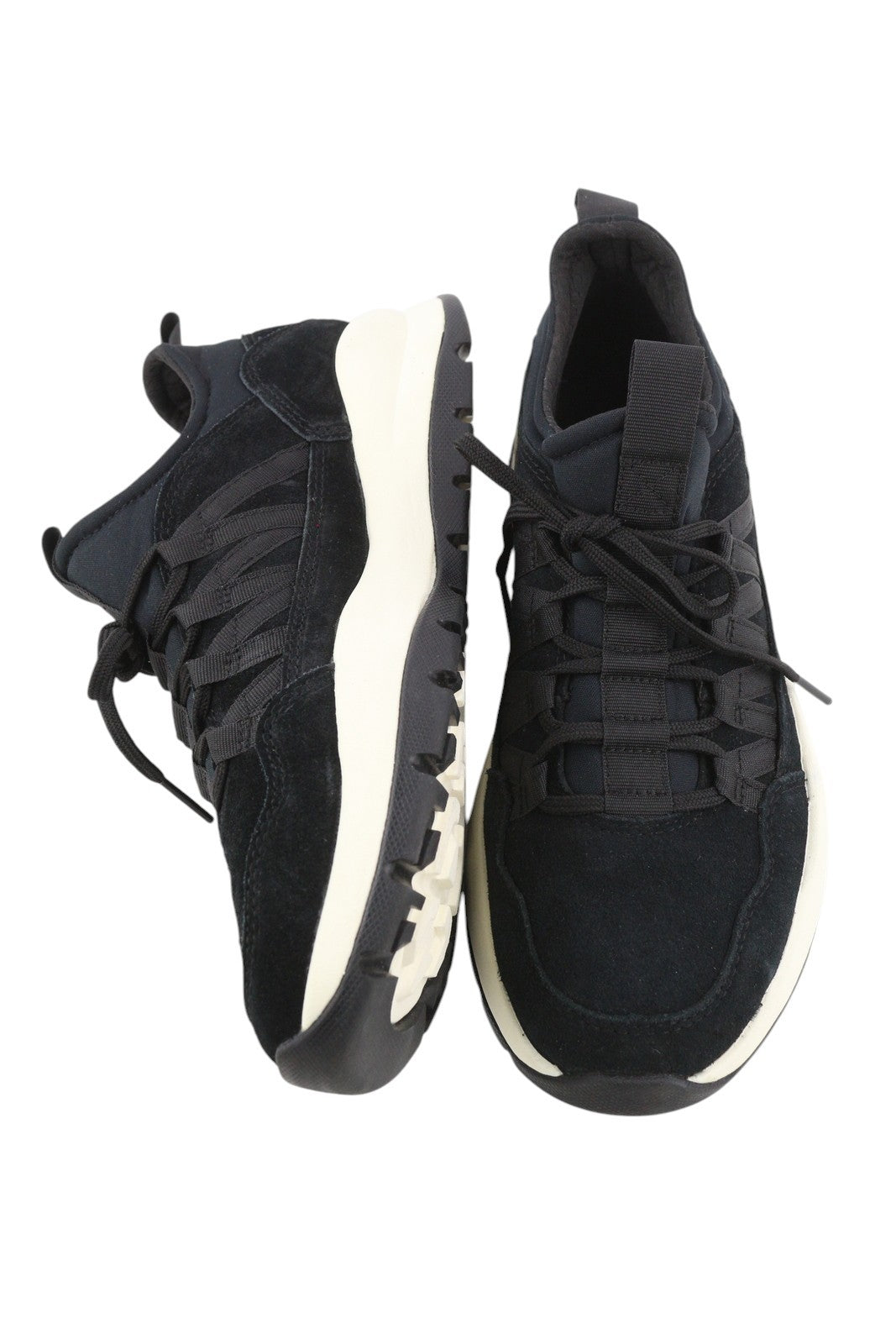 TIMBERLAND A24S9 Men Sneakers EU41.5/42 Black Suede Leather Trainers