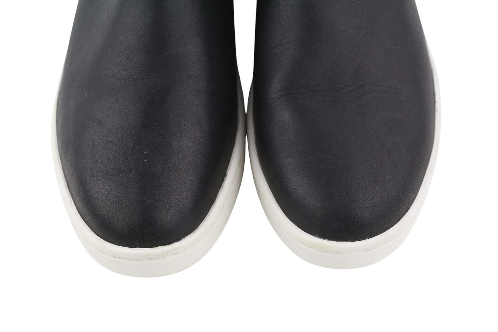 TIMBERLAND A2FUS Women Boots EU37/37.5 Black Pull On Leather Almond Toe