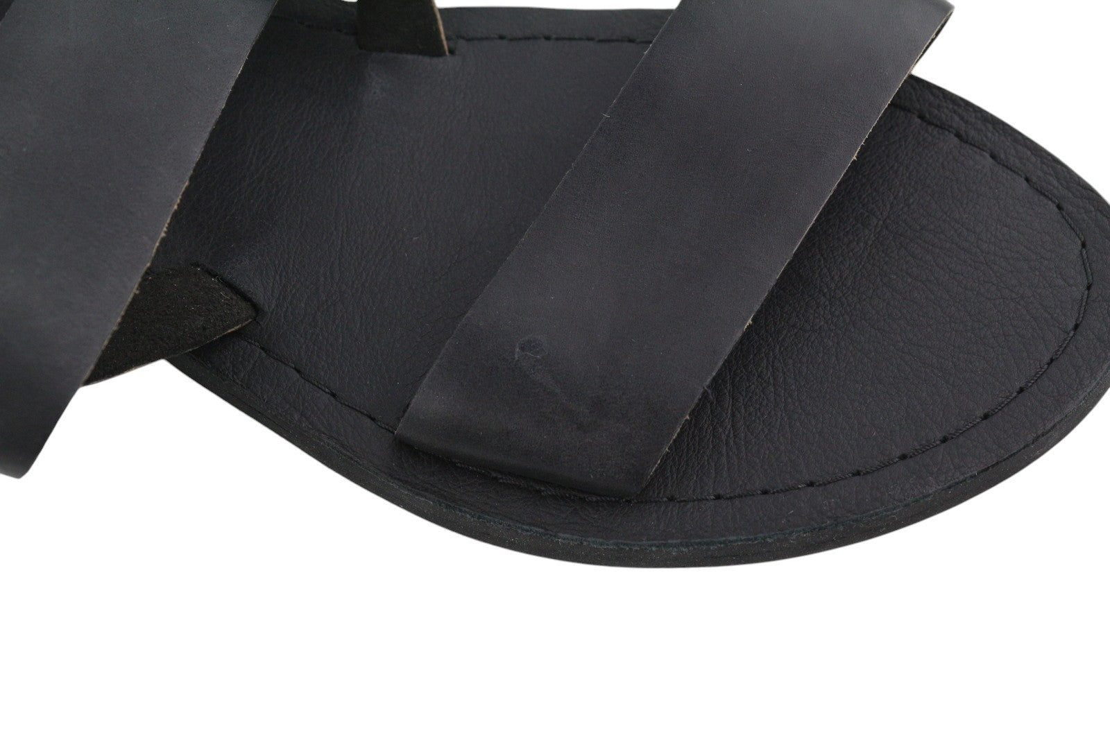 TIMBERLAND A1JFA Women Sandals EU39/39.5 Black Leather Buckle Open Toe