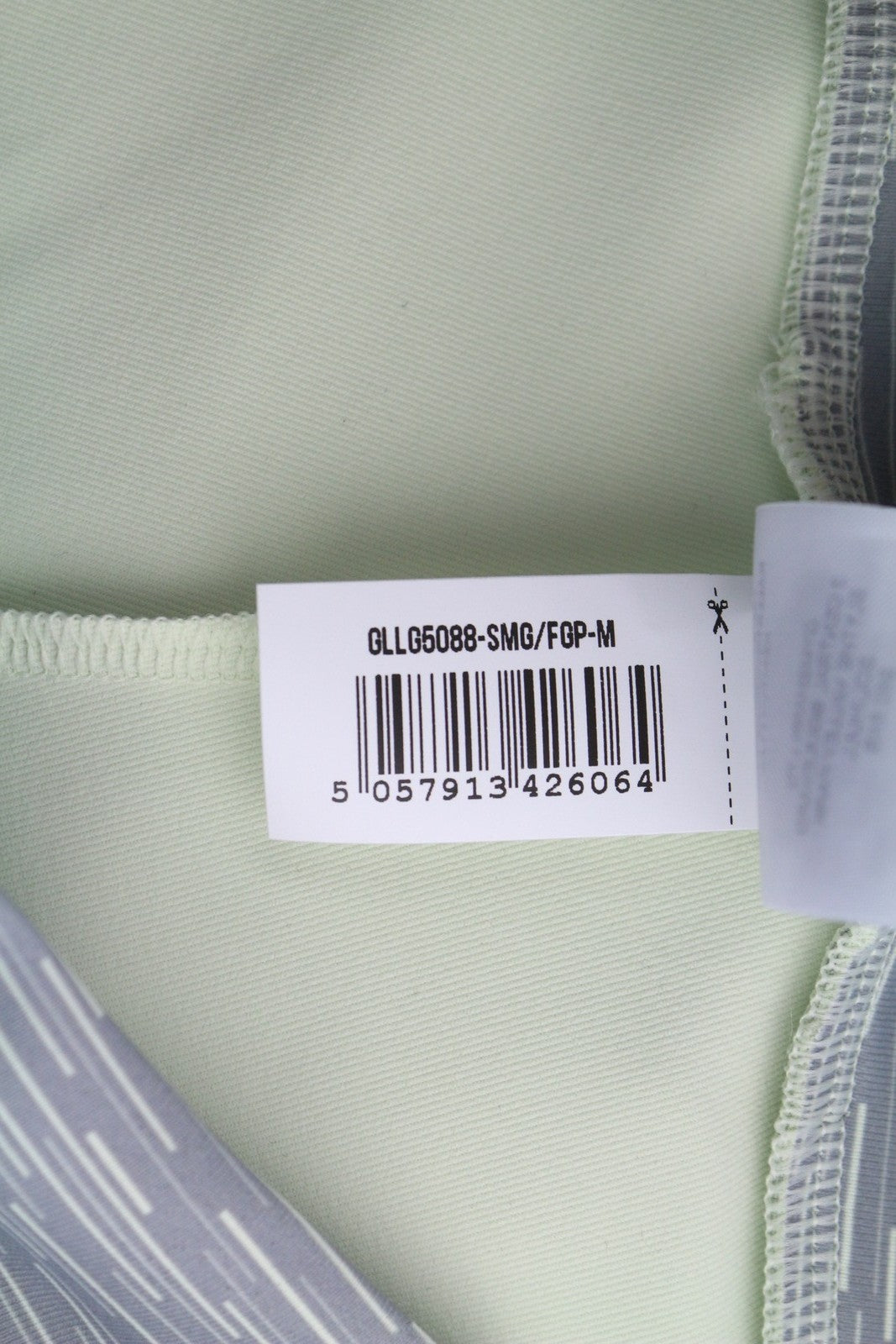 GYMSHARK GLLG5088 Women Leggings M Grey Pattern Stretch High Waist Fit