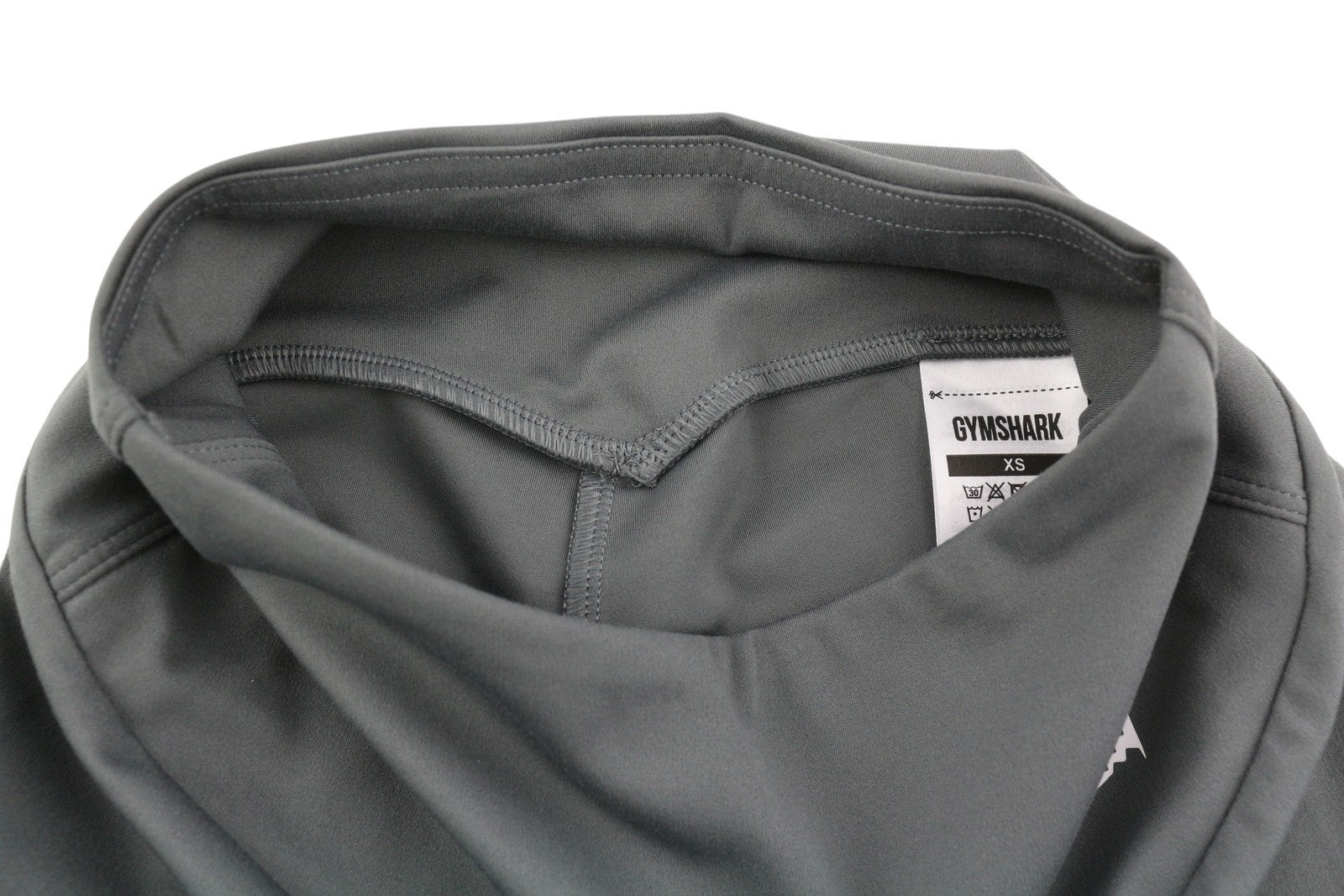 GYMSHARK B1A1V Women Leggings XS Grey 7/8 Length High Waist Sport Fit